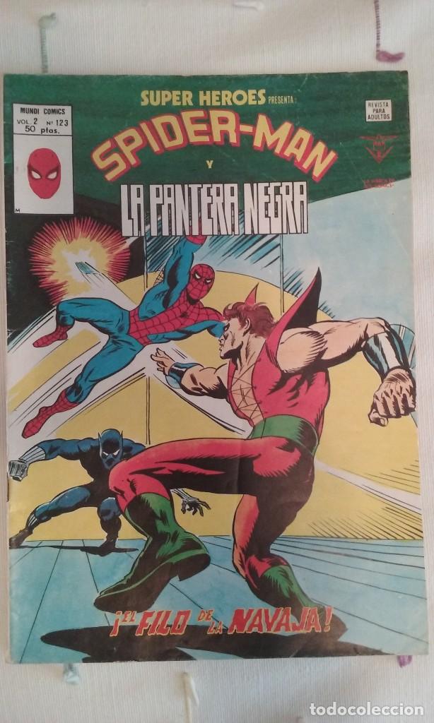C&oacute;mics: SPIDER MAN Y PANTERA NEGRA. ED. VERTICE V2. N&ordm; 123 - Foto 1