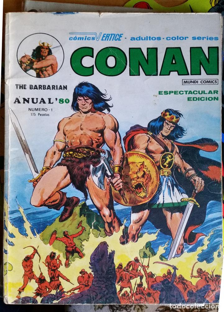 C&oacute;mics: CONAN THE BARBARIAN ANUAL 80 NUMERO 1 - Foto 1
