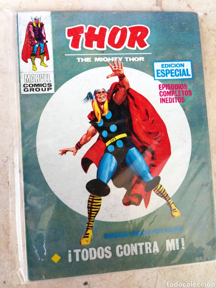 C&oacute;mics: C&Oacute;MIC THOR, TODOS CONTRA MI!-EDICI&Oacute;N ESPECIAL- MARVEL COMICS GROUP, EDICIONES VERTICE. - Foto 1