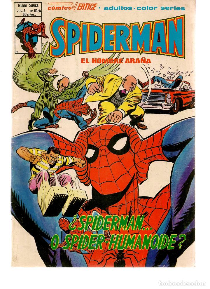 C&oacute;mics: SPIDERMAN. VOL. 3. N&ordm; 63 A. MUNDI COMICS. (C/A43) - Foto 1
