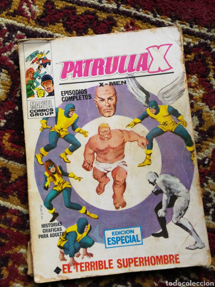 C&oacute;mics: PATRULLA X, X-MEN- EL TERRIBLE SUPERHOMBRE, COMIC GROUP-MARVEL, VERTICE- N&deg;3. - Foto 1