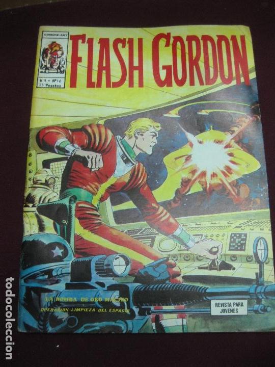 C&oacute;mics: FLASH GORDON V.1 - N&ordm; 16. VERTICE 1975. - Foto 1