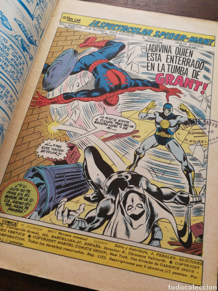 C&oacute;mics: C&Oacute;MIC SPIDERMAN (PETER PARKER), C&Oacute;MICS V&Eacute;RTICE- MUNDI COMICS VOL.1, N&deg;12. - Foto 2