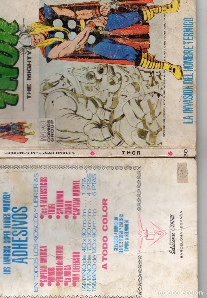 C&oacute;mics: COMIC VERTICE THOR VOL1 N&ordm; 30 (NORMAL ESTADO) - Foto 3
