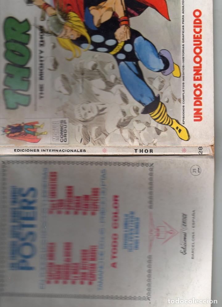 C&oacute;mics: COMIC VERTICE THOR VOL1 N&ordm; 28 (BUEN ESTADO) - Foto 3