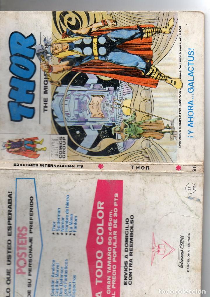 C&oacute;mics: COMI VERTICE THOR VOL1 N&ordm; 26 (BUEN ESTADO) - Foto 3