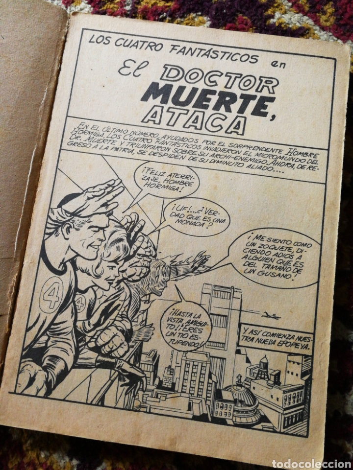 C&oacute;mics: LOS 4 FANTASTICOS- EL DR.MUERTE ATACA, COMIC GROUP-MARVEL, VERTICE- N&deg;9. - Foto 2
