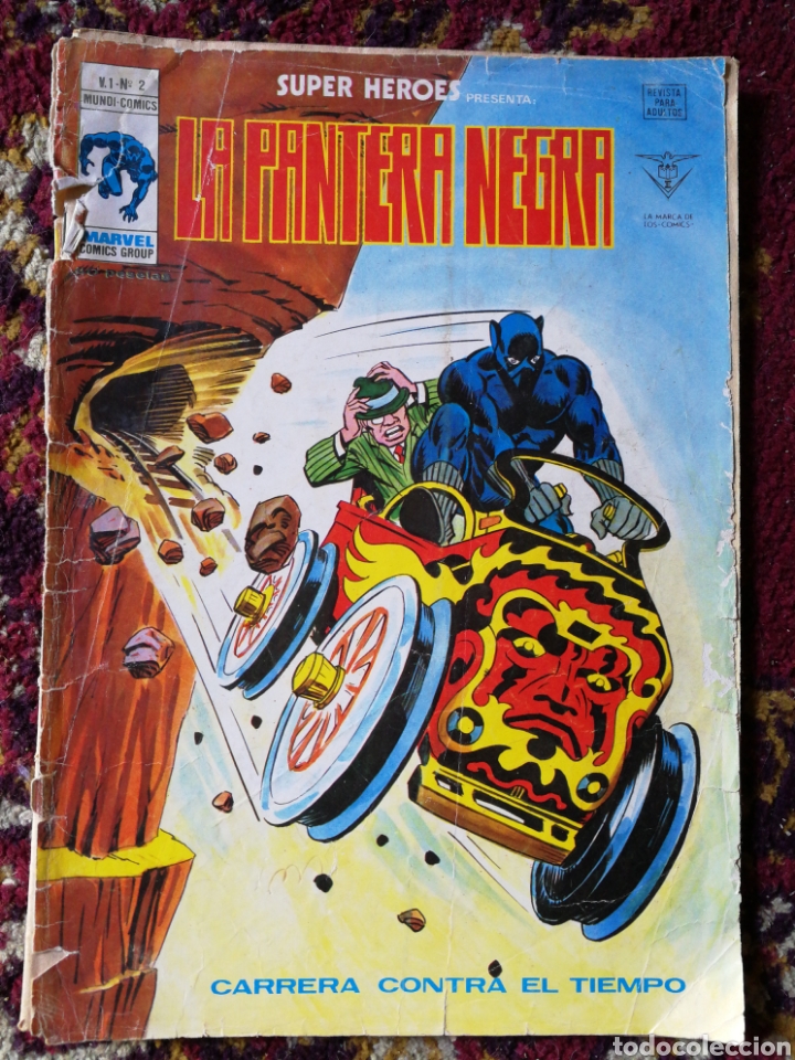C&oacute;mics: C&Oacute;MIC LA PANTERA NEGRA- VERTICE, MUNDI COMICS VOL.1 N&deg;2. - Foto 1