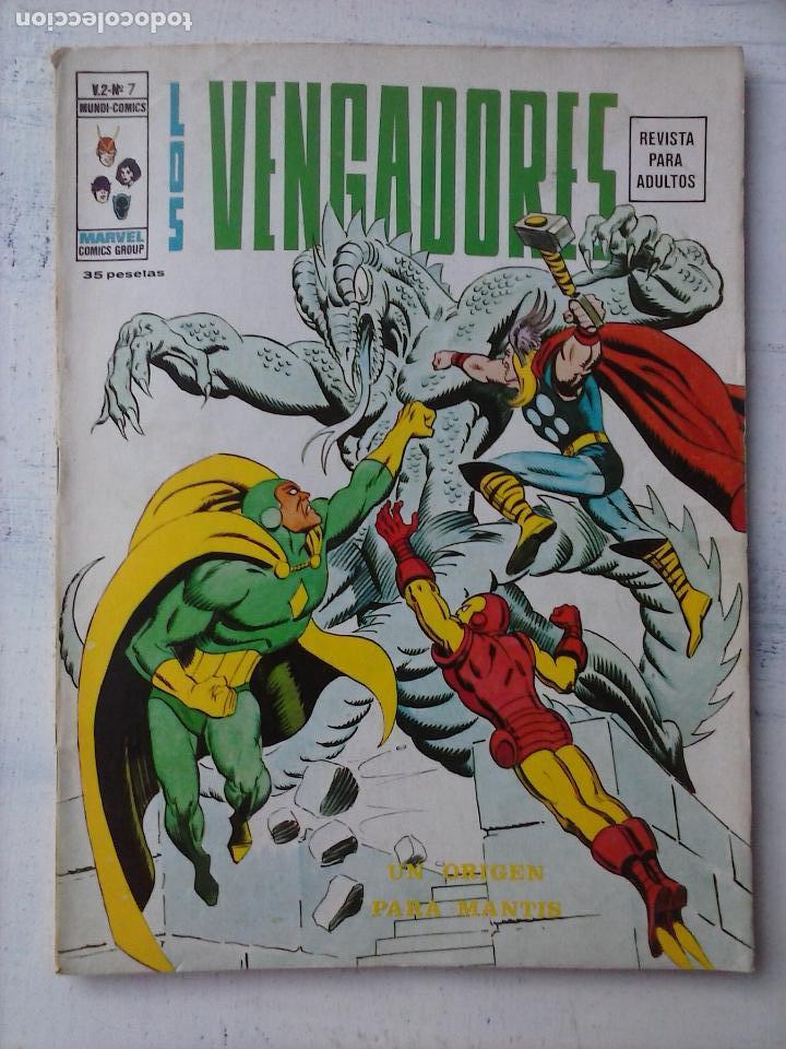 C&oacute;mics: LOS VENGADORES V 2 N&ordm; 7 - EDICIONES V&Eacute;RTICE 1974 - Foto 1