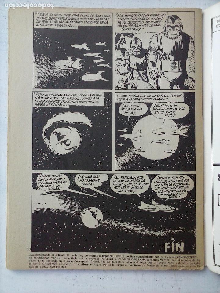 C&oacute;mics: LOS VENGADORES V 2 N&ordm; 7 - EDICIONES V&Eacute;RTICE 1974 - Foto 5