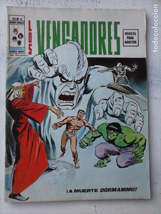 C&oacute;mics: LOS VENGADORES V 2 N&ordm; 4 - EDICIONES V&Eacute;RTICE 1974 - Foto 1