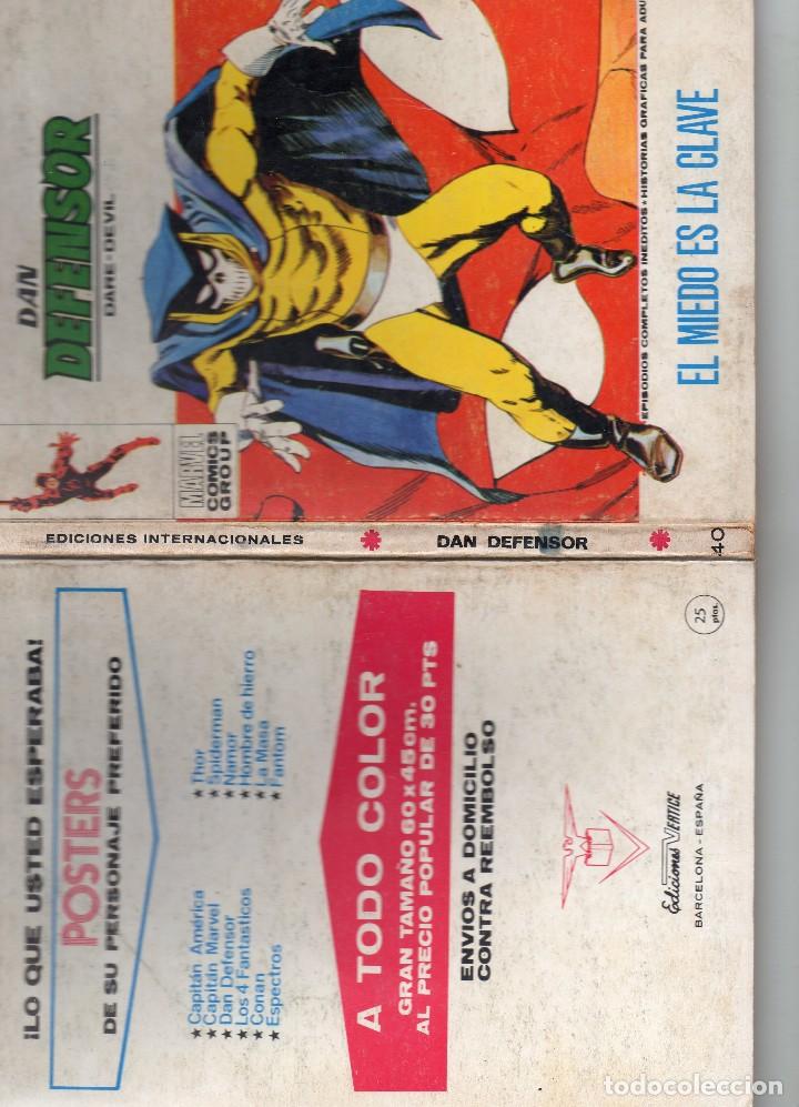 C&oacute;mics: COMIC VERTICE DAN DEFENSOR VOL1 N&ordm; 40 ( BUEN ESTADO ) - Foto 3