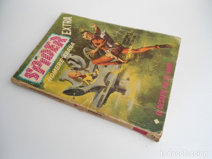 C&oacute;mics: SPIDER n&ordm; 10 - EL DESAFIO DEL Dr. ARGO - EDICIONES INTERNACIONALES VERTICE 1966 - COMPLETO - Foto 2