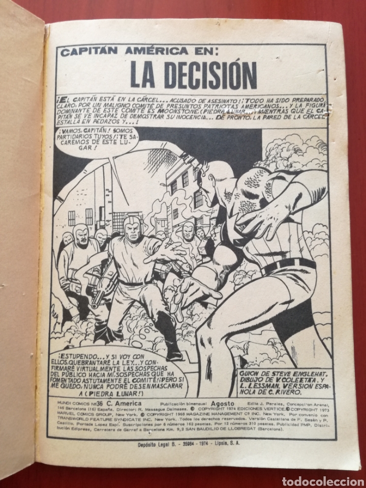 C&oacute;mics: CAPIT&Aacute;N AM&Eacute;RICA n&deg;36 - Foto 2