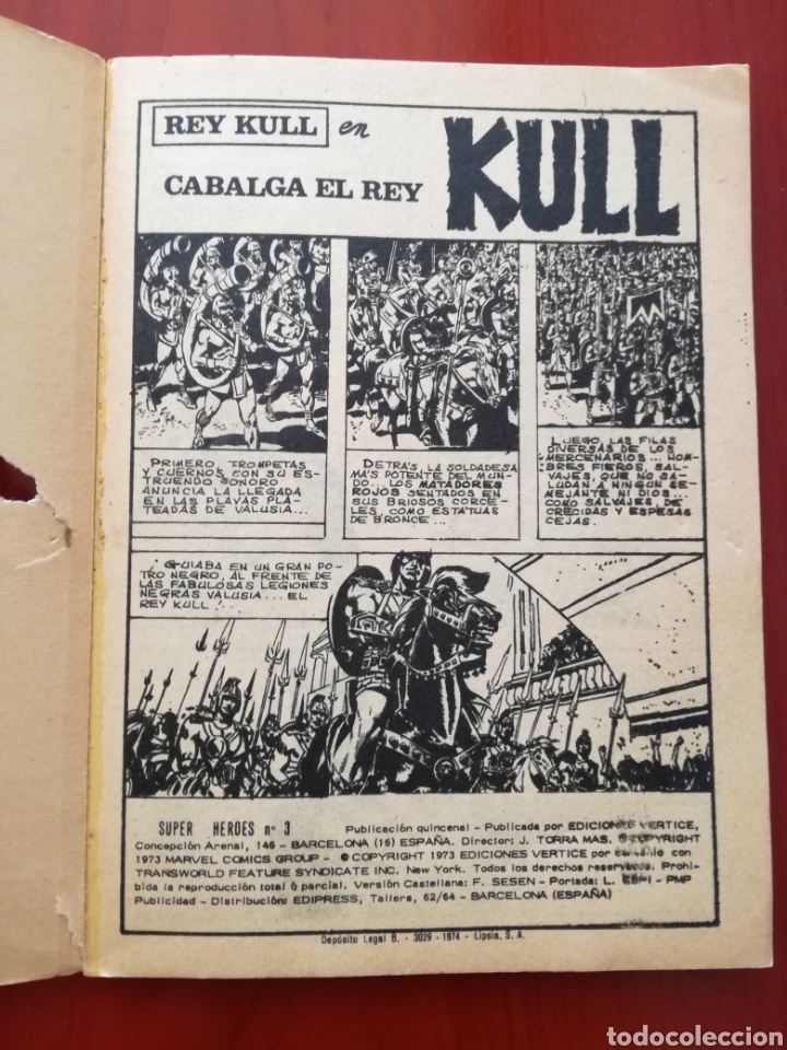 C&oacute;mics: SUPER H&Eacute;ROES, KULL n&deg;3 - Foto 2