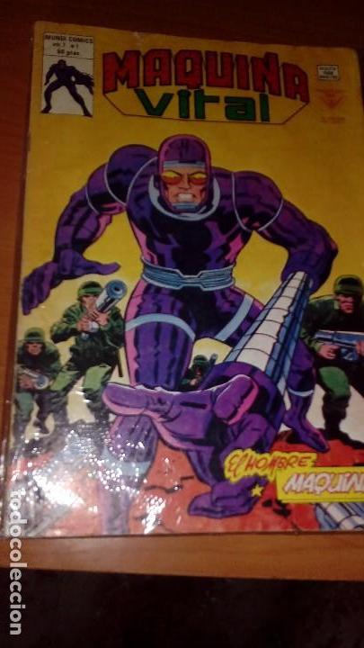 C&oacute;mics: M&aacute;quina Vital COMPLETA N&ordm; 1 al 6 VERTICE - Foto 1