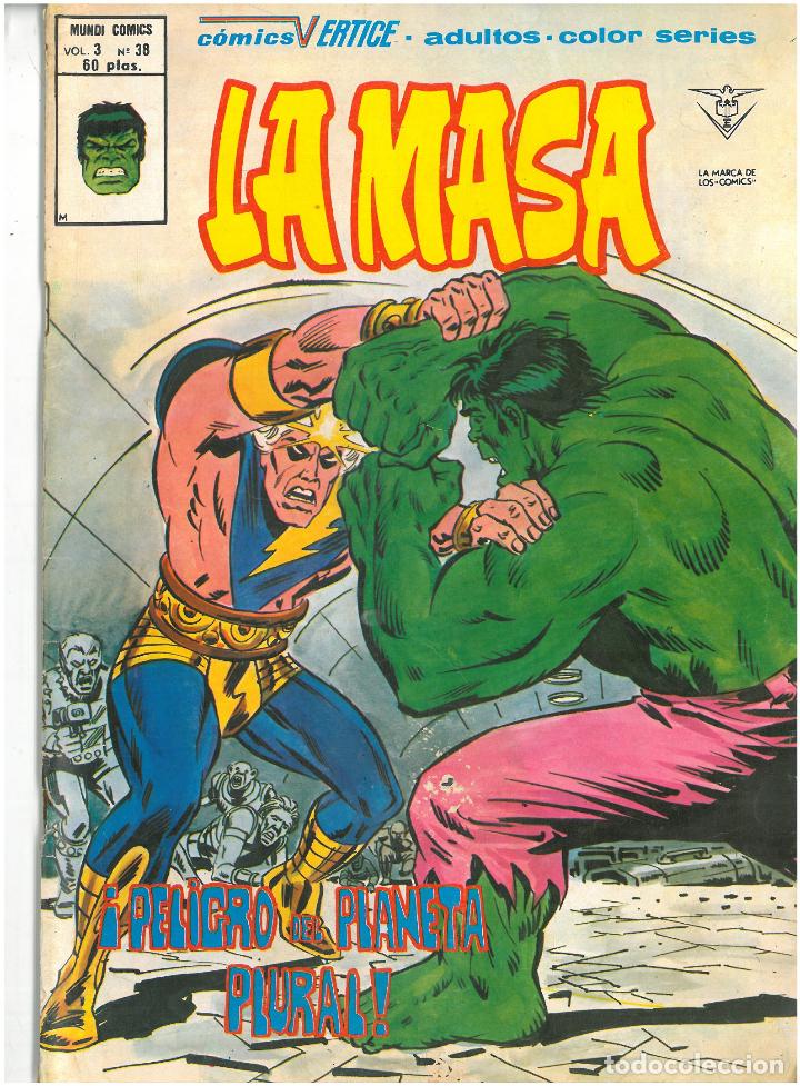 C&oacute;mics: LA MASA. N&ordm; 38. VOLUMEN 3. VERTICE. C-26 - Foto 1