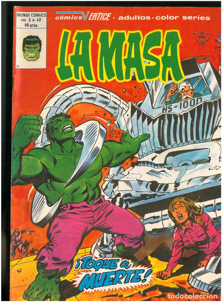 C&oacute;mics: LA MASA. N&ordm; 42. VOLUMEN 3. VERTICE. C-26 - Foto 1