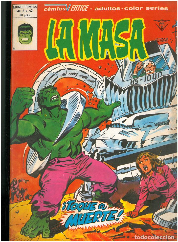 C&oacute;mics: LA MASA. N&ordm; 42. VOLUMEN 3. VERTICE. C-26 - Foto 1