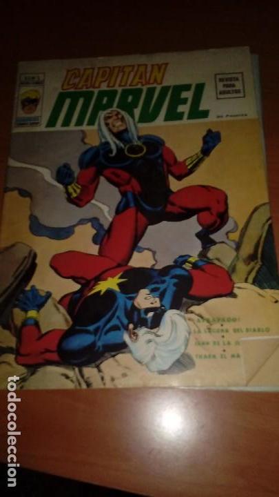 C&oacute;mics: Capit&aacute;n Marvel COMPLETA N&ordm; 1 y 2 MUY DIF&Iuml;CILES - Foto 3