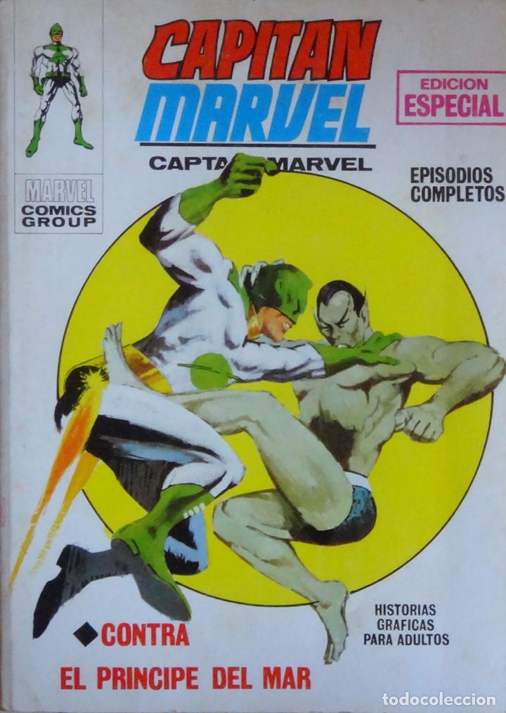 C&oacute;mics: CAPIT&Aacute;N MARVEL. CONTRA EL PR&Iacute;NCIPE DE MAR -  Varios Autores - Foto 1