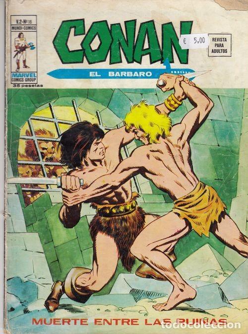 C&oacute;mics: CONAN EL BARBARO VOL 2 N&ordm; 16 - VERTICE - Foto 1