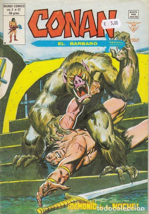 C&oacute;mics: CONAN EL BARBARO VOL 2 N&ordm; 37 - VERTICE - Foto 1