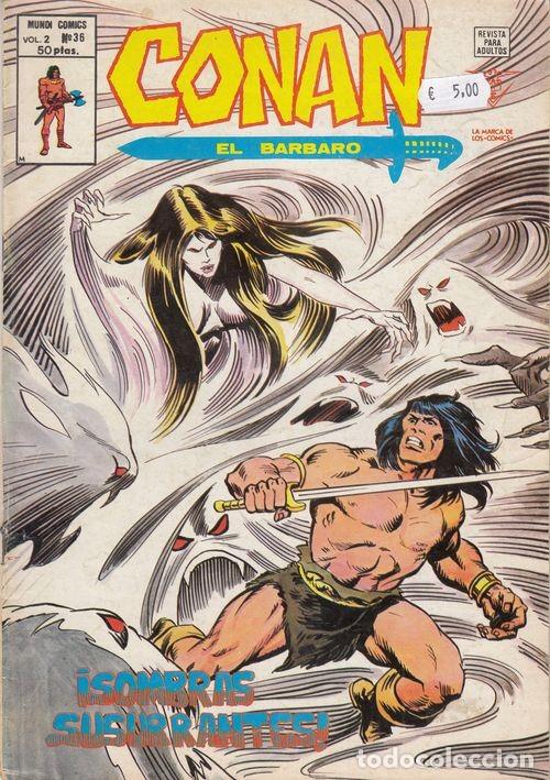 C&oacute;mics: CONAN EL BARBARO VOL 2 N&ordm; 36 - VERTICE - Foto 1
