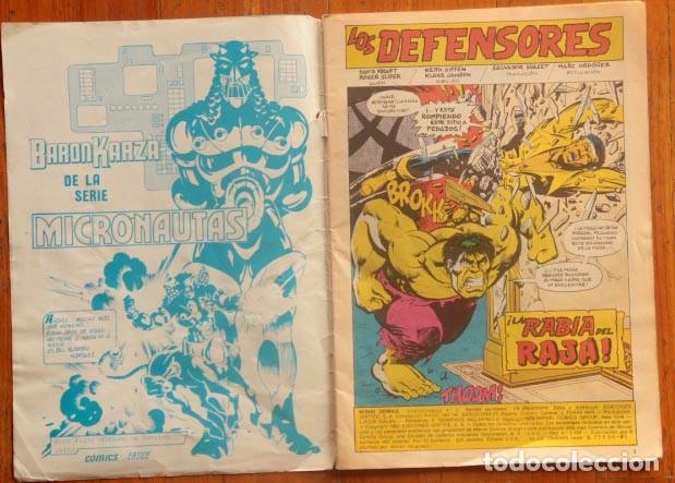 C&oacute;mics: COMIC. LOS DEFENSORES. EDICIONES VERTICE. N&Uacute;M.2 - Foto 2