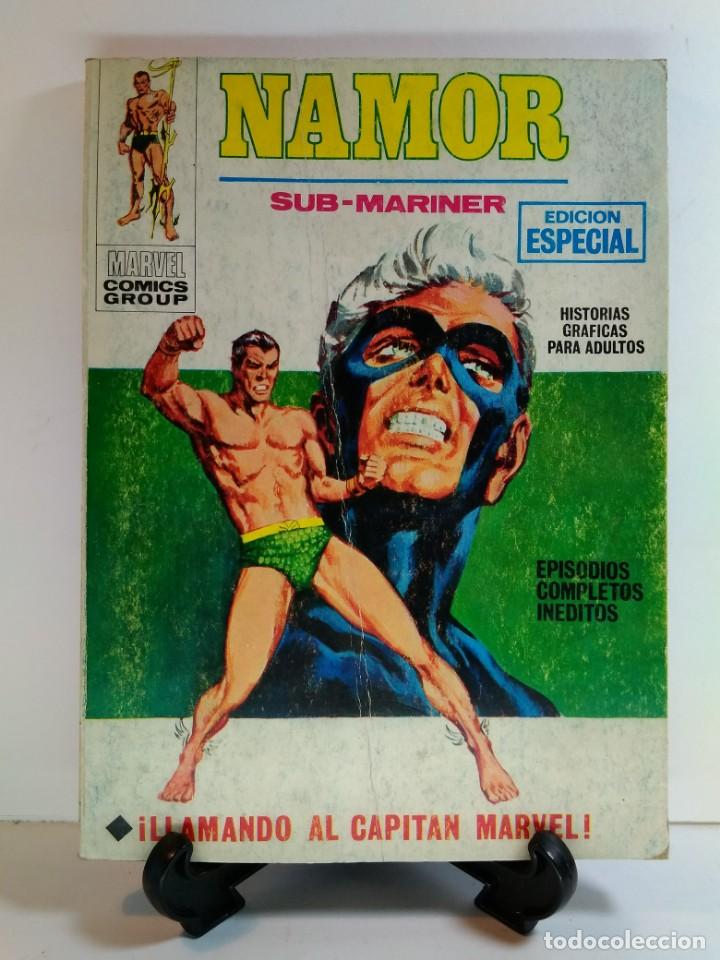 C&oacute;mics: NAMOR SUB-MARINER N&ordm; 13: &iexcl;LLAMANDO AL CAPIT&Aacute;N MARVEL!  Ediciones V&eacute;rtice 1971. - Foto 1