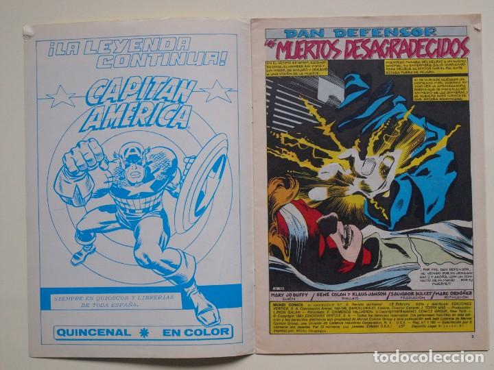 C&oacute;mics: DAN DEFENSOR - N&deg;6 - LOS MUERTOS DESAGRADECIDOS - VERTICE - 1981 - Foto 3
