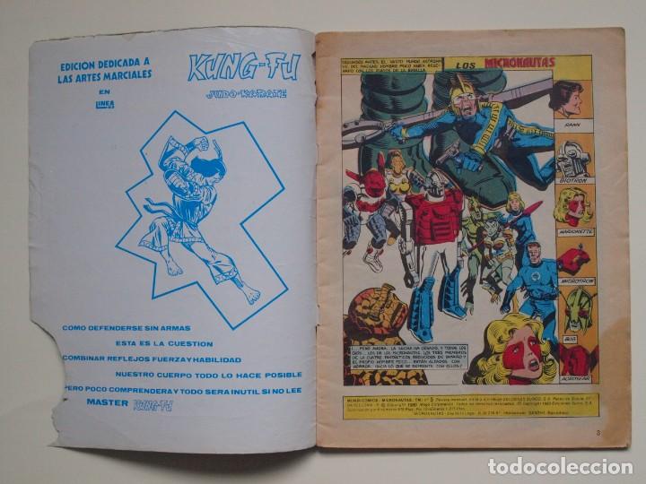 Cómics: MICRONAUTAS - N°5 - MAS DURA ES LA CAIDA - LINEA SURCO - 1981 - Foto 3 - 134546066
