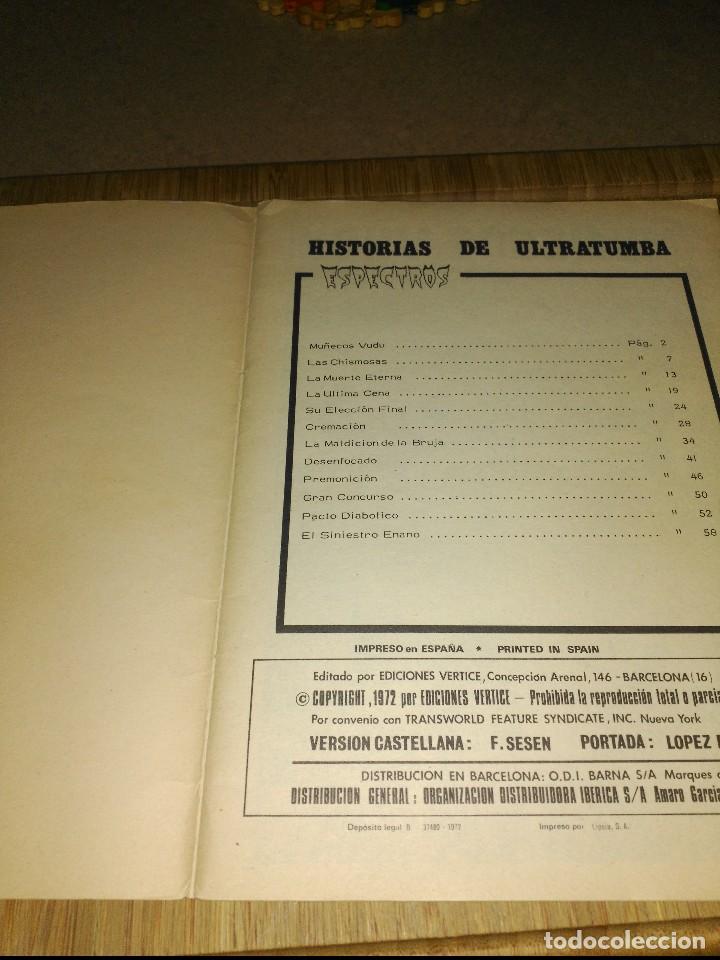 C&oacute;mics: Espectros N&ordm; 1 MUY BUEN ESTADO VERTICE - Foto 3