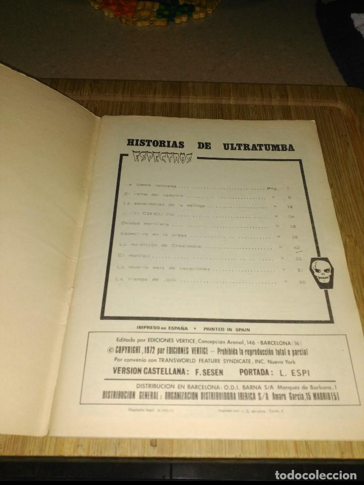 C&oacute;mics: Espectros N&ordm; 9 EN BUEN ESTADO VERTICE - Foto 3