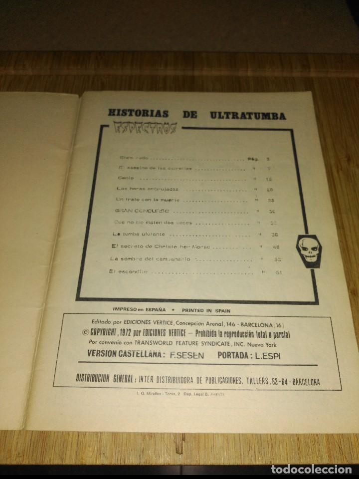 C&oacute;mics: Espectros N&ordm; 21 EN MUY BUEN ESTADO VERTICE - Foto 3
