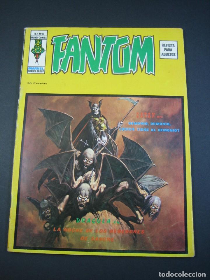 C&oacute;mics: FANTOM (1974, VERTICE) -V.2- 6 &middot; 30-I-1975 &middot; SAT&Aacute;N - Foto 1