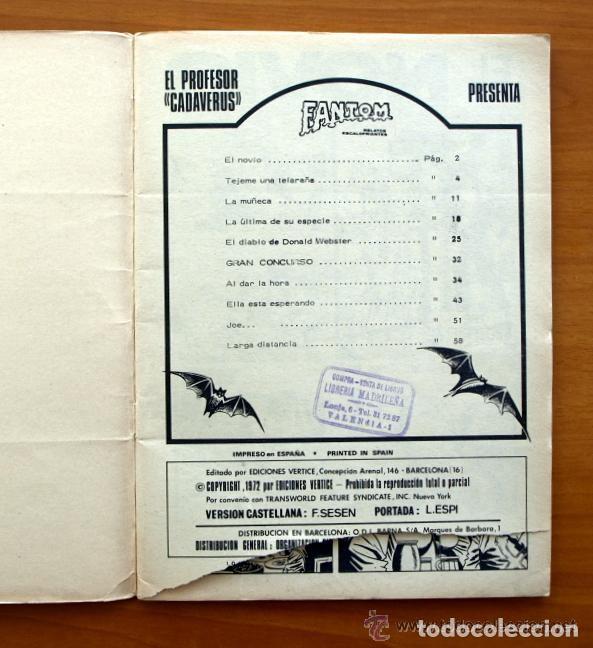 C&oacute;mics: Fantom, n&ordm; 20 - Ediciones V&eacute;rtice 1973 - Foto 3