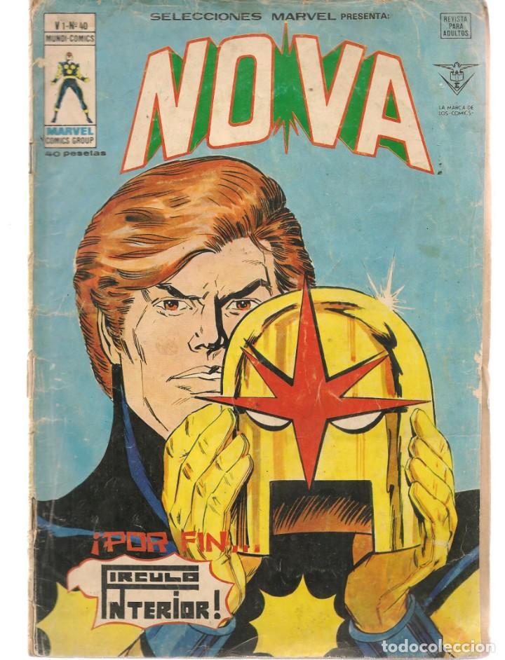 C&oacute;mics: SELECCIONES MARVEL. VOL. 1. N&ordm; 40. NOVA.  MUNDI COMICS. (C/A7) - Foto 1
