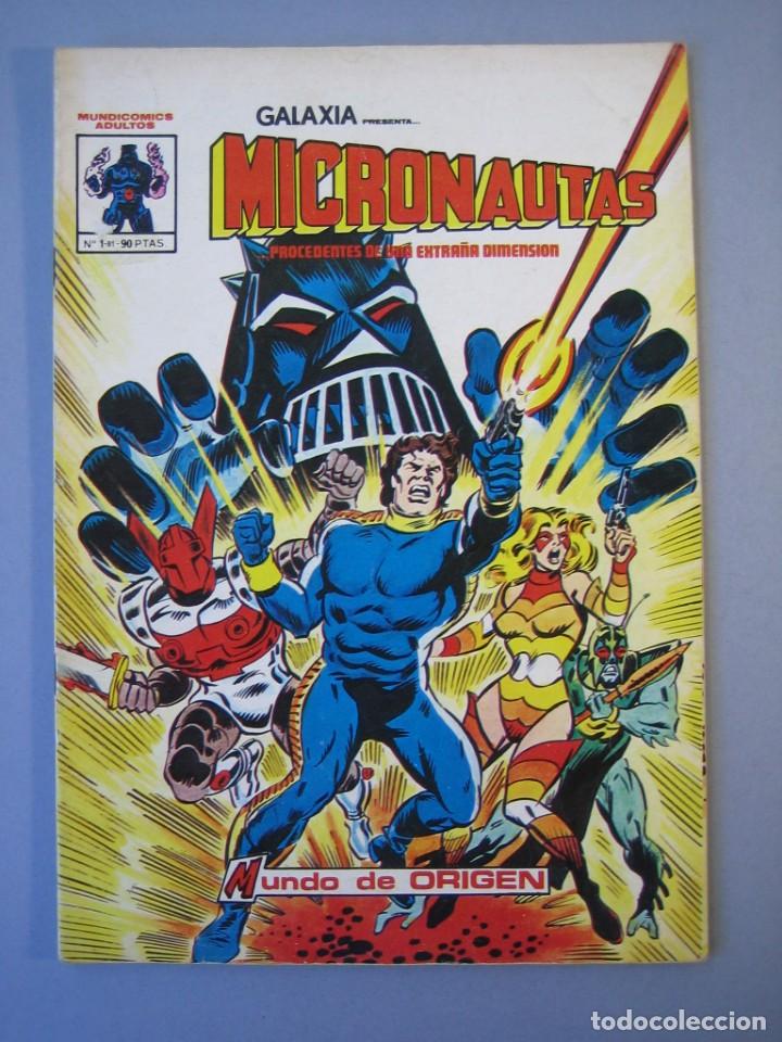 C&oacute;mics: MICRONAUTAS (1981, VERTICE) 1 &middot; X-1981 &middot; MUNDO DE ORIGEN - Foto 1