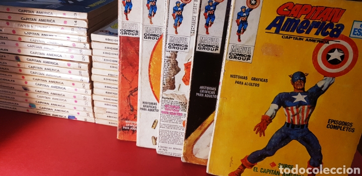 C&oacute;mics: SUELTOS PREGUNTAR CAPITAN AMERICA COMPLETA VERTICE - Foto 1