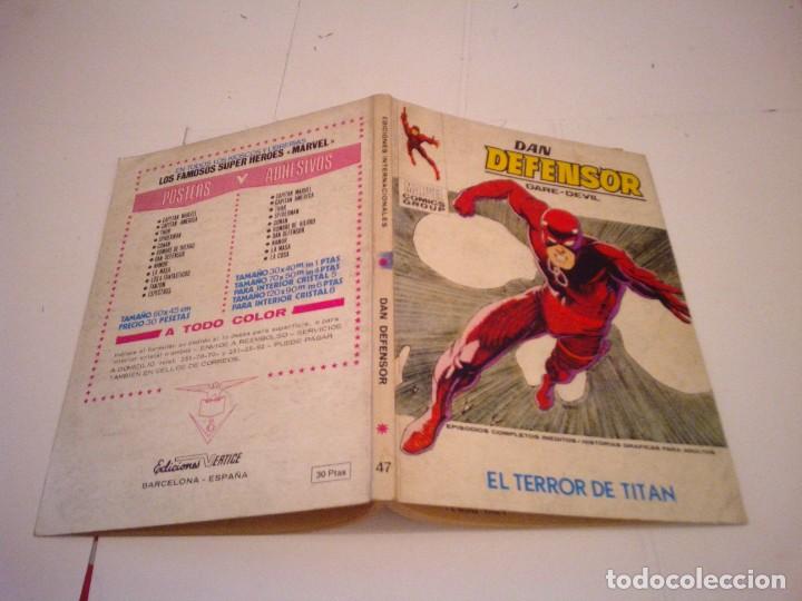 C&oacute;mics: DAN DEFENSOR - VOLUMEN 1 - NUMERO 47 - BUEN ESTADO - VERTICE -CJ 99 - GORBAUD - Foto 5