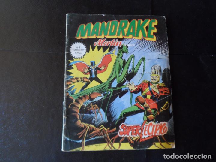 C&oacute;mics: MANDRAKE MERL&Iacute;N EL MAGO N&ordm; 3 EDICIONES VERTICE - Foto 1