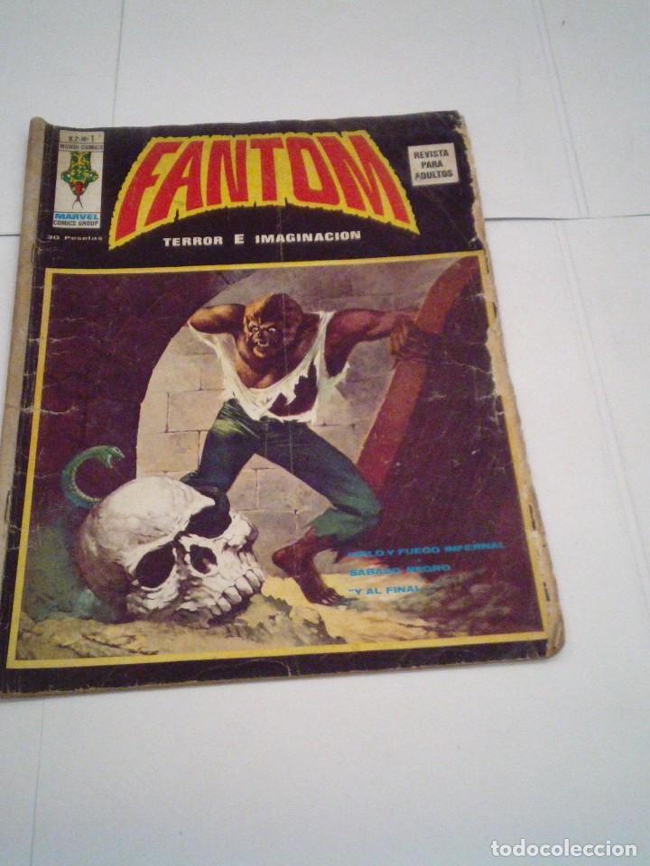 C&oacute;mics: FANTOM - VOLUMEN 2 - TERROR E IMAGINACION - NUMERO 1 - VERTICE - GORBAUD - CJ 233 - Foto 1