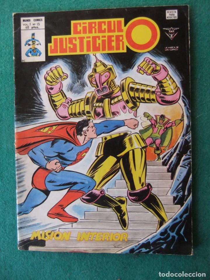 C&oacute;mics: CIRCULO JUSTICIERO VOL.1 N&ordm; 15 VERTICE - Foto 1