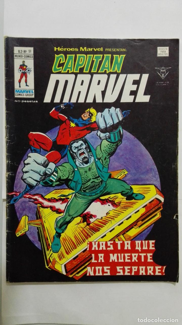 C&oacute;mics: HEROES MARVEL - CAPITAN MARVEL, VOL 2 - N&ordm; 51, EDICIONES VERTICE - Foto 1