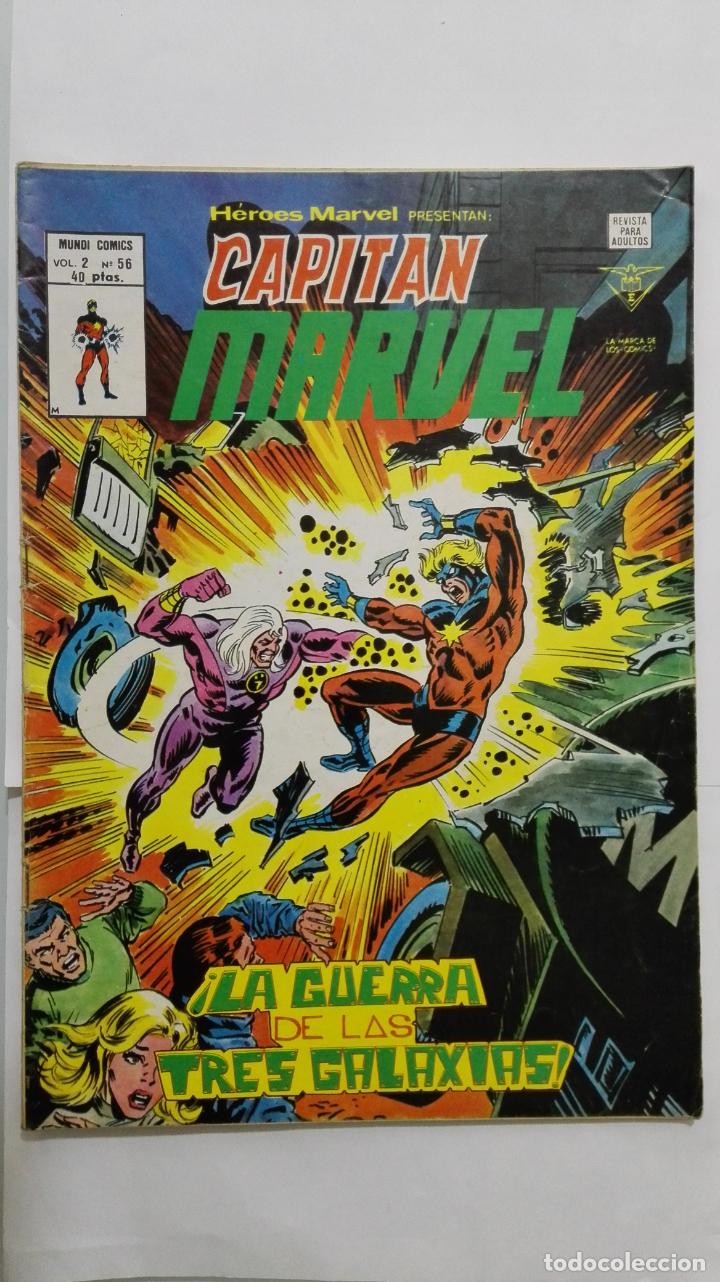 C&oacute;mics: HEROES MARVEL - CAPITAN MARVEL, VOL 2 - N&ordm; 56, EDICIONES VERTICE - Foto 1
