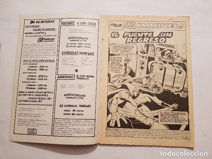 C&oacute;mics: MS. MARVEL VOL 1 # 3 (VERTICE) - 1979 - Foto 4