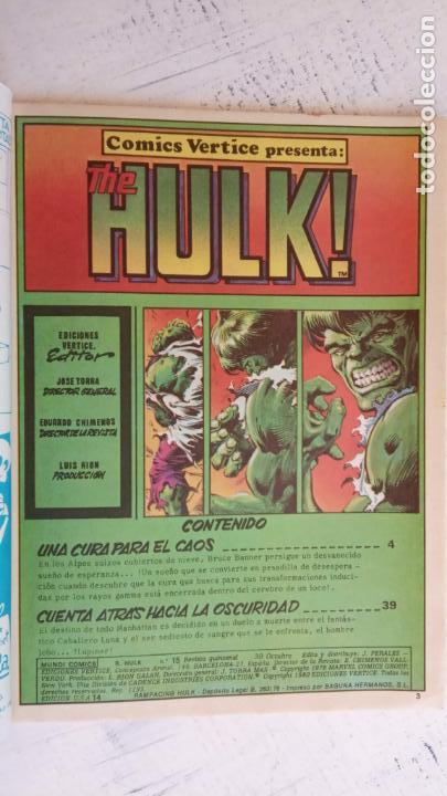 C&oacute;mics: THE RAMPAGING HULK N&ordm; 15 Y &Uacute;LTIMO  - COMO NUEVO - Foto 3