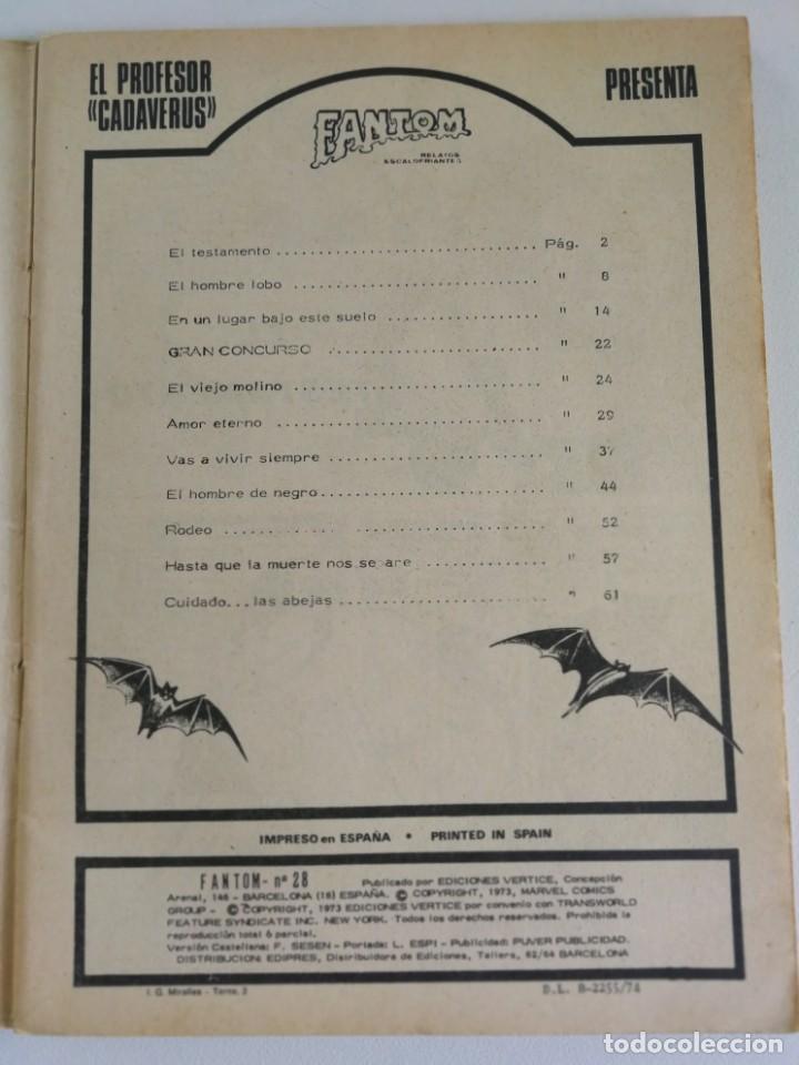 C&oacute;mics: FANTOM Vol.1 n&ordm; 28 V&Eacute;RTICE - Foto 3