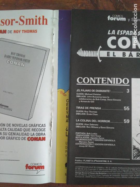C&oacute;mics: LA ESPADA SALVAJE DE CONAN. 2&ordf; EDIC. N&ordm; 35 - Foto 2